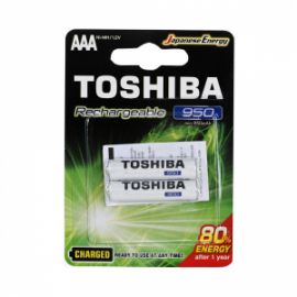 ΕΠΑΝΑΦΟΡΤΙΖΟΜΕΝΕΣ ΜΠΑΤΑΡΙΕΣ AAA NI-MH 950MAH 1.2V (2 ΤΕΜΑΧΙΑ) TOSHIBA TNH-03GAE BP-2C