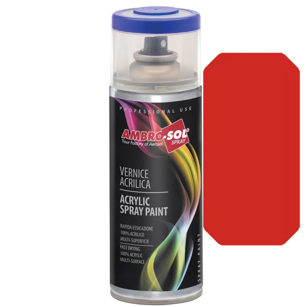 ΣΠΡΕΙ ΓΕΝΙΚΗΣ ΧΡΗΣΗΣ 400ML ΚΟΚΚΙΝΟ TRAFFIC (RAL 3020) AMBROSOL