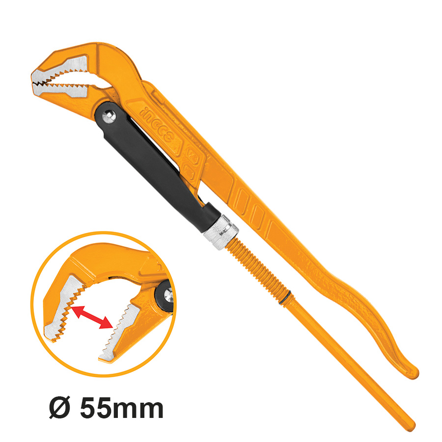 ΤΣΙΜΠΙΔΑ ΥΔΡΑΥΛΙΚΩΝ 45° ΒΑΡΙΑΣ ΧΡΗΣΗΣ 1.5" INGCO HPW04153