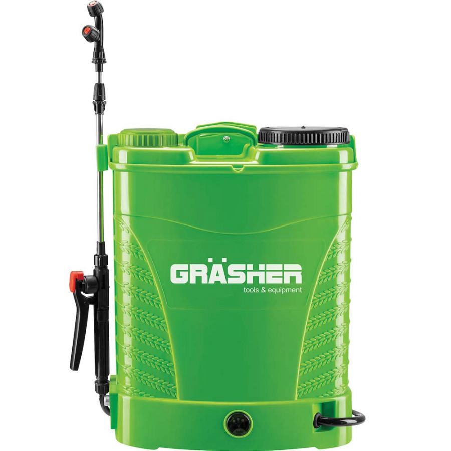 ΨΕΚΑΣΤΗΡΑΣ ΠΛΑΤΗΣ ΜΠΑΤΑΡΙΑΣ 16LT - 12V - 3BAR GRASHER (101086)