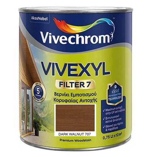 ΒΕΡΝΙΚΙ ΕΜΠΟΤΙΣΜΟΥ ΔΙΑΛΥΤΟΥ 750ML VIVECHROM VIVEXYL FILTER 707 ΣΚΟΥΡΑ ΚΑΡΥΔΙΑ ΣΑΤΙΝΕ