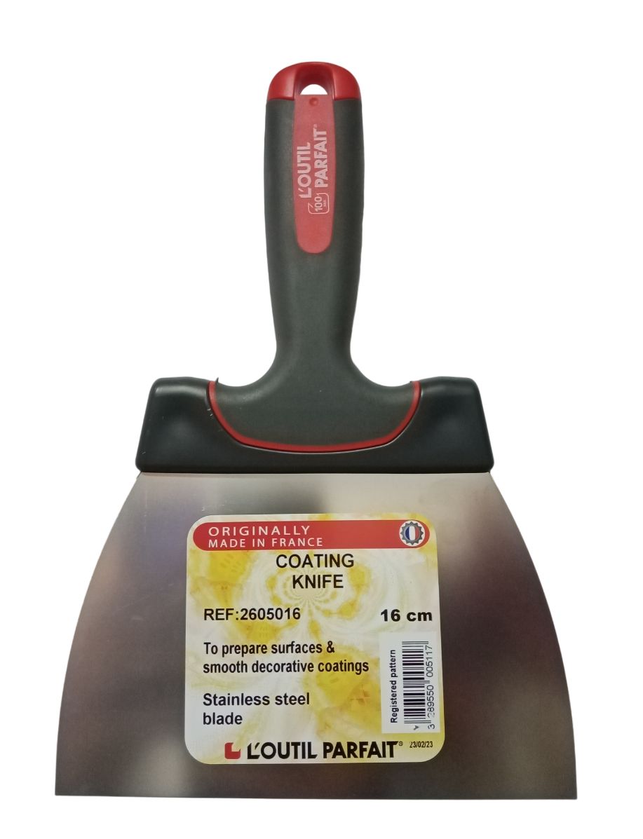 ΣΠΑΤΟΥΛΑ INOX ΜΕ ΠΛΑΣΤΙΚΗ ΛΑΒΗ 160ΜΜ 2605016 L'OUTIL PARFAIT 