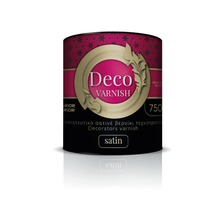 ΒΕΡΝΙΚΙ ΝΕΡΟΥ ΤΕΧΝΟΤΡΟΠΙΩΝ DECO VARNISH ΔΙΑΦΑΝΟ ΣΑΤΙΝΕ 750ML PELLACHROM