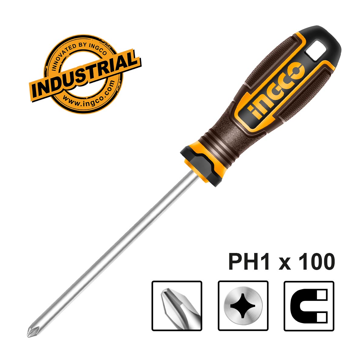 ΚΑΤΣΑΒΙΔΙ ΣΤΑΥΡΟΥ PH1 X 100MM INGCO HSDPH1100