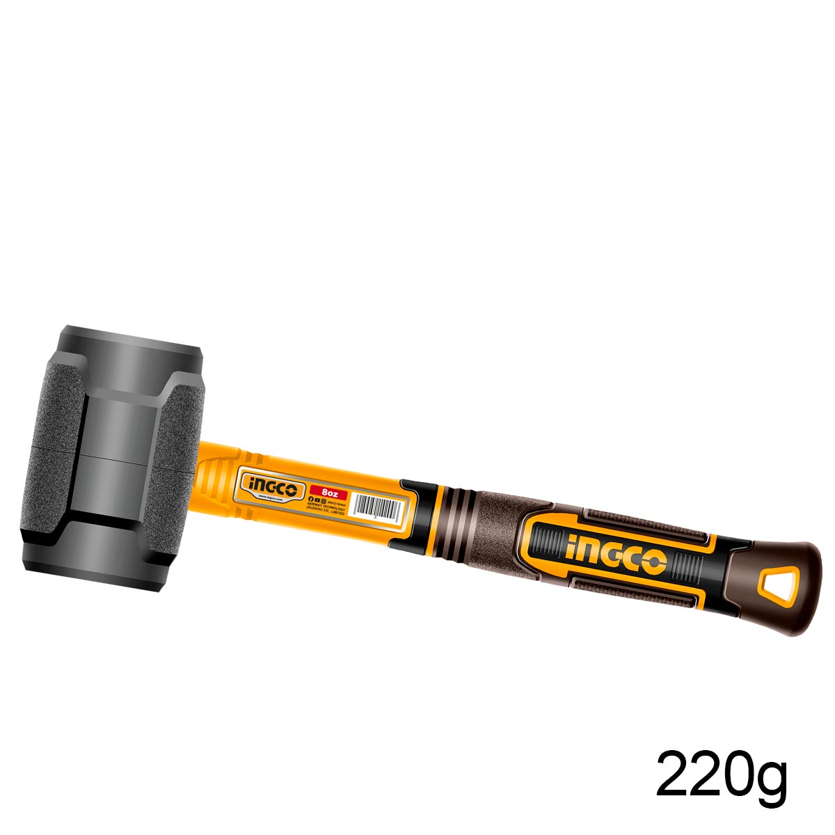 ΜΑΤΣΟΛΑ ΜΕ ΛΑΒΗ FIBER GLASS 220GR INGCO HRUH8808
