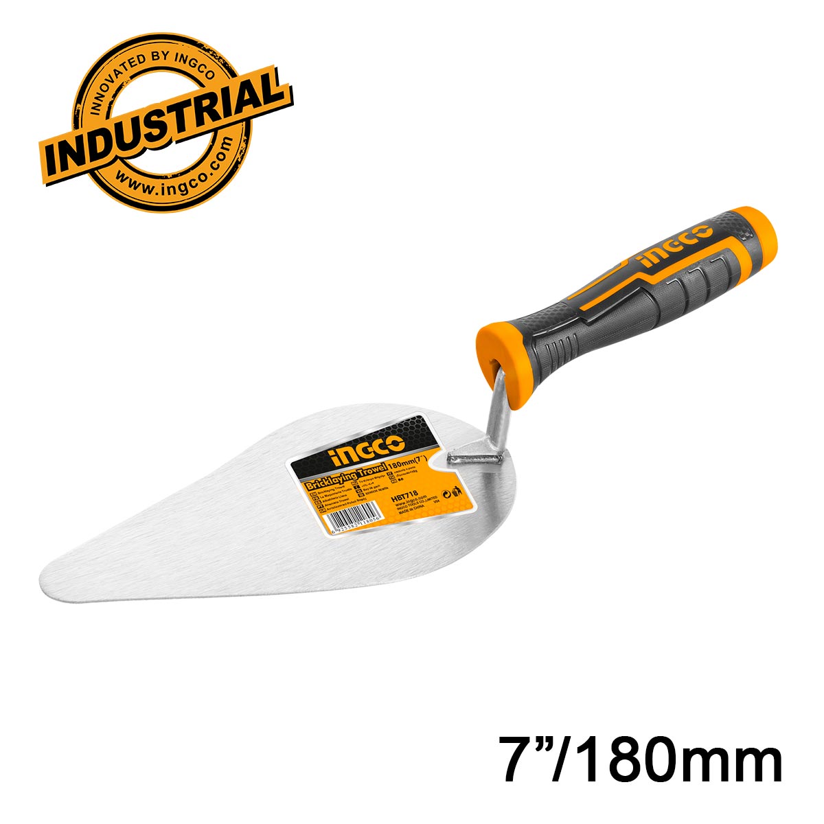 ΜΥΣΤΡΙ ΠΛΑΣΤΙΚΗ ΛΑΒΗ 7" 180MM INGCO HBT718