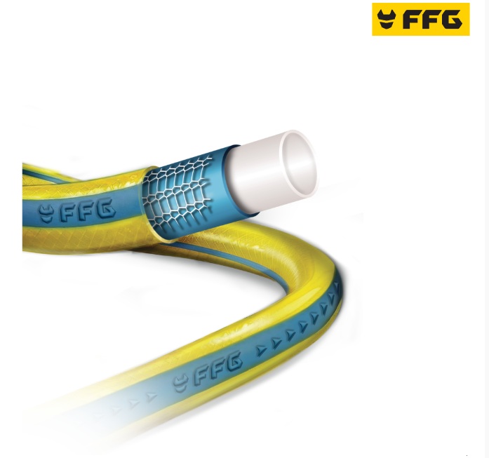 ΛΑΣΤΙΧΟ ΠΟΤΙΣΜΑΤΟΣ 1/2"X50M POWER PLUS ΚΙΤΡΙΝΟ-ΜΠΛΕ FF GROUP 11314