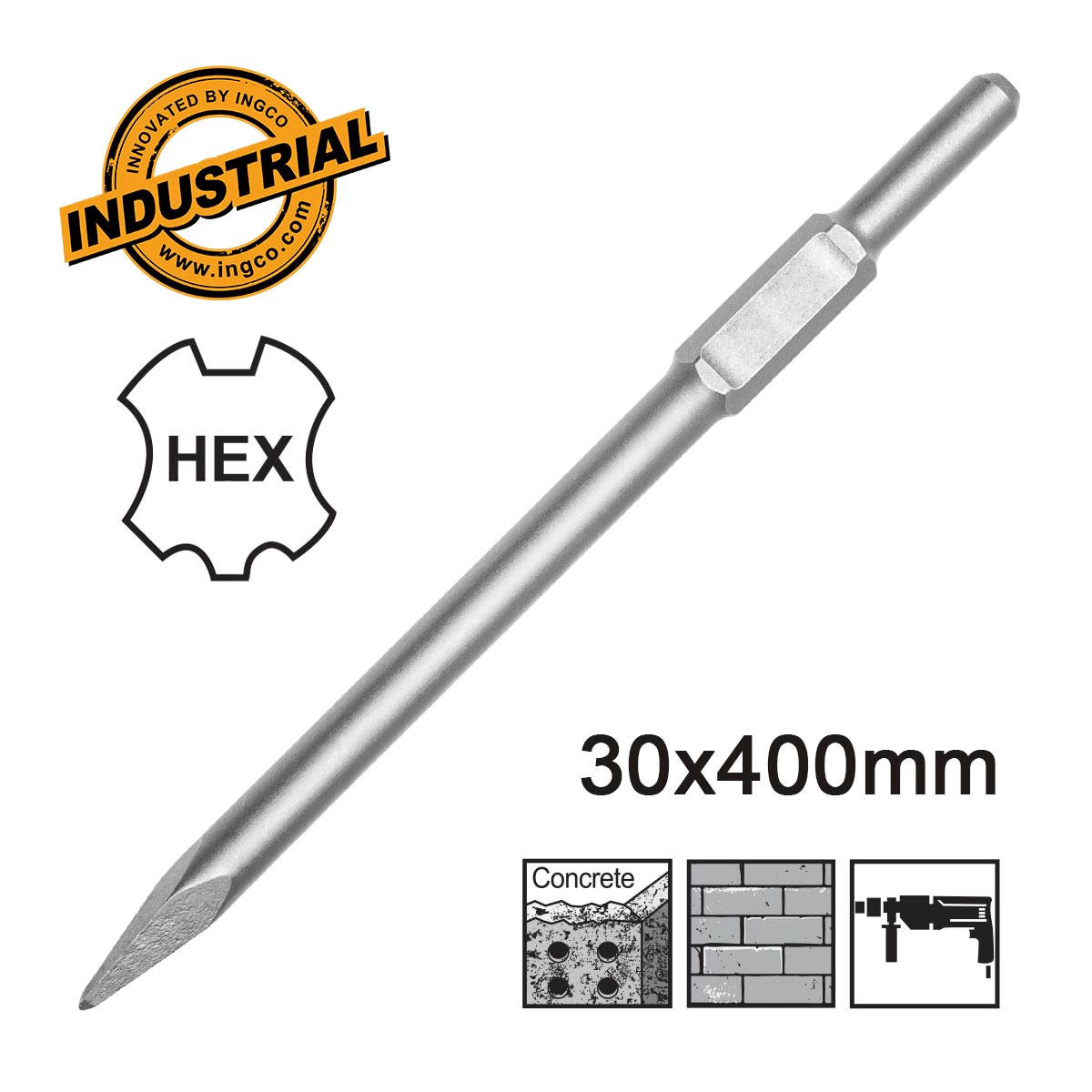 ΒΕΛΟΝΙ ΜΕ ΚΥΛΙΝΔΡΙΚΟ ΣΤΕΛΕΧΟΣ HEX INGCO DBC03340011