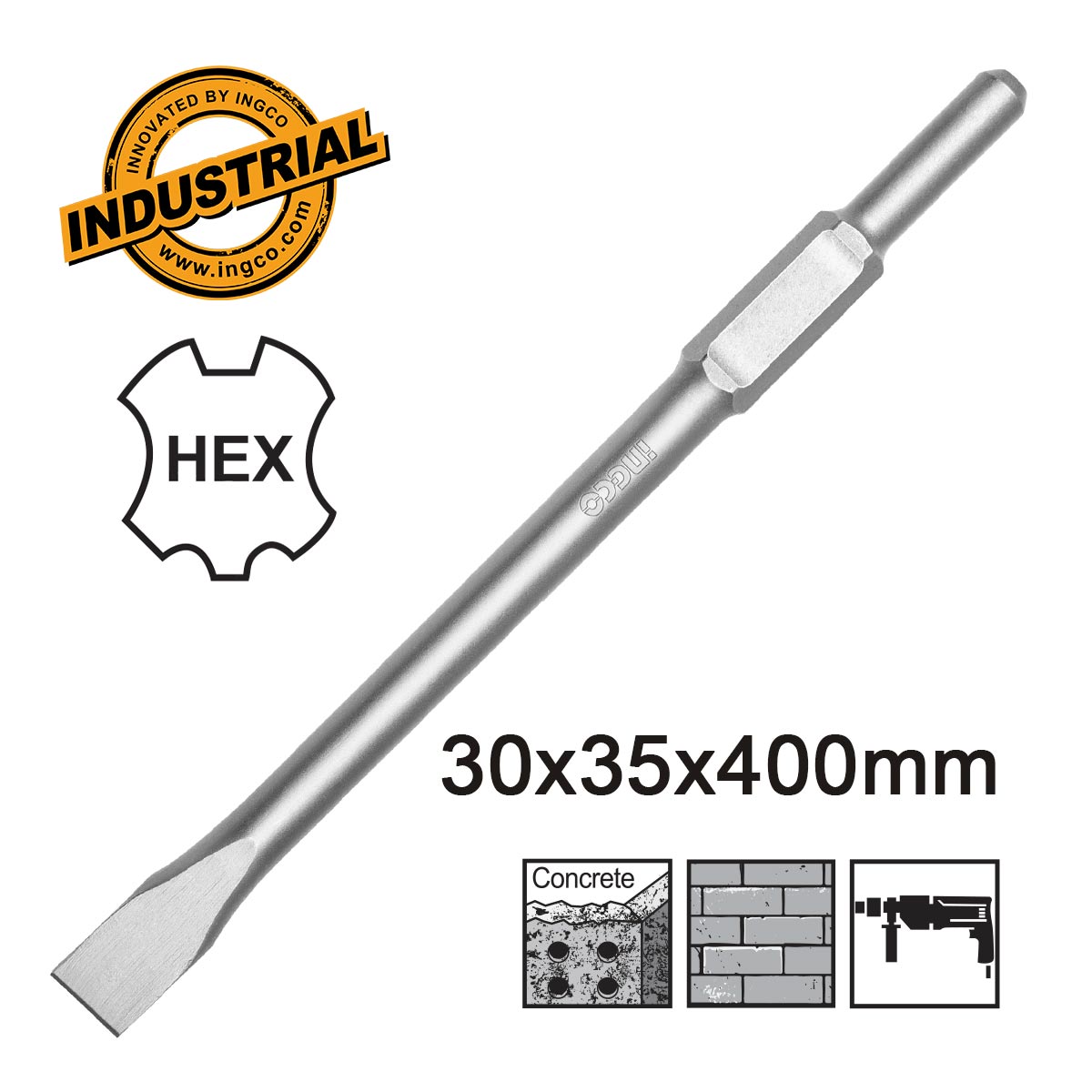 ΚΑΛΕΜΙ ΜΕ ΚΥΛΙΝΔΡΙΚΟ ΣΤΕΛΕΧΟΣ HEX INGCO DBC03440012