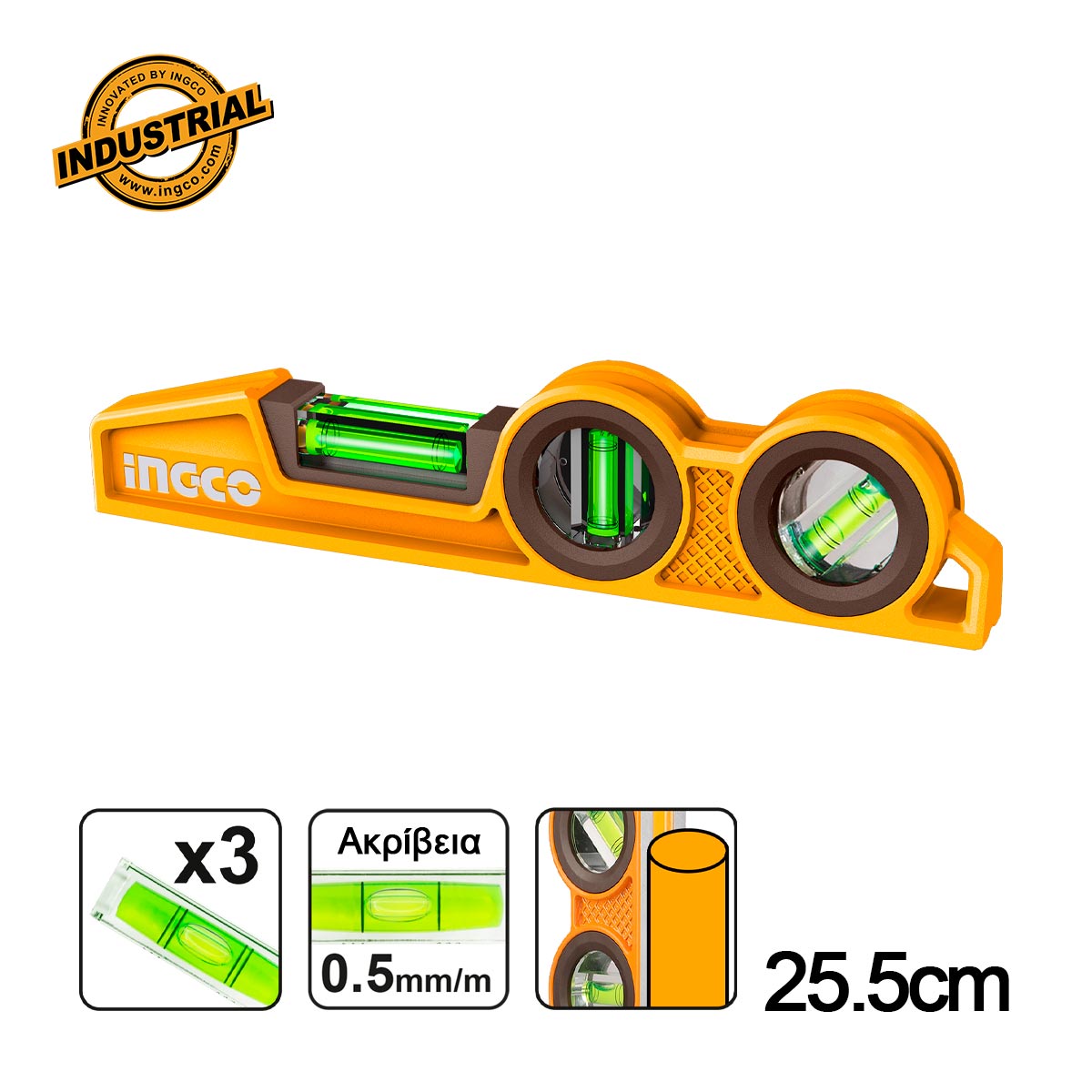 ΑΛΦΑΔΙ ΚΤΙΣΤΩΝ ΒΑΡΕΩΣ ΤΥΠΟΥ 22.5CM INGCO HBSL98030