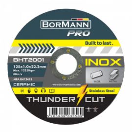 ΔΙΣΚΟΣ ΚΟΠΗΣ "THUNDER-CUT" INOX EXTRA LONG CERAMIC Φ125X1MM (10ΤΜΧ)BHT2001 054504