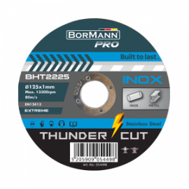 ΔΙΣΚΟΣ ΚΟΠΗΣ INOX ΜΕΤΑΛΛΟΥ 125 X 1MM BORMANN PRO BHT2225 EXTREME 1 ΤΕΜΑΧΙΟ ( 054498 )