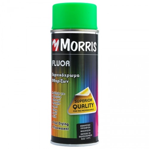 ΣΠΡΕΙ ΧΡΩΜΑΤΟΣ ΦΘΟΡΙΖΩΝ ΛΑΚΑ ΠΡΑΣΙΝΟ MORRIS 400ML 28535