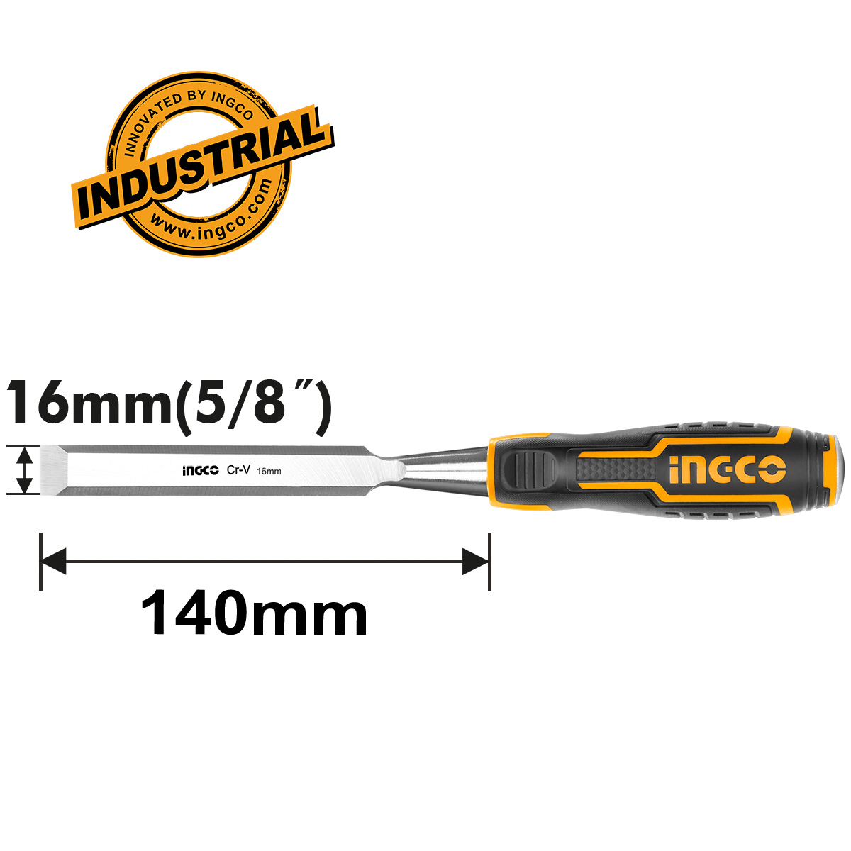 ΣΚΑΡΠΕΛΟ ΞΥΛΟΥ 16MM ΠΛΑΣΤΙΚΗ ΛΑΒΗ INGCO HWC0816