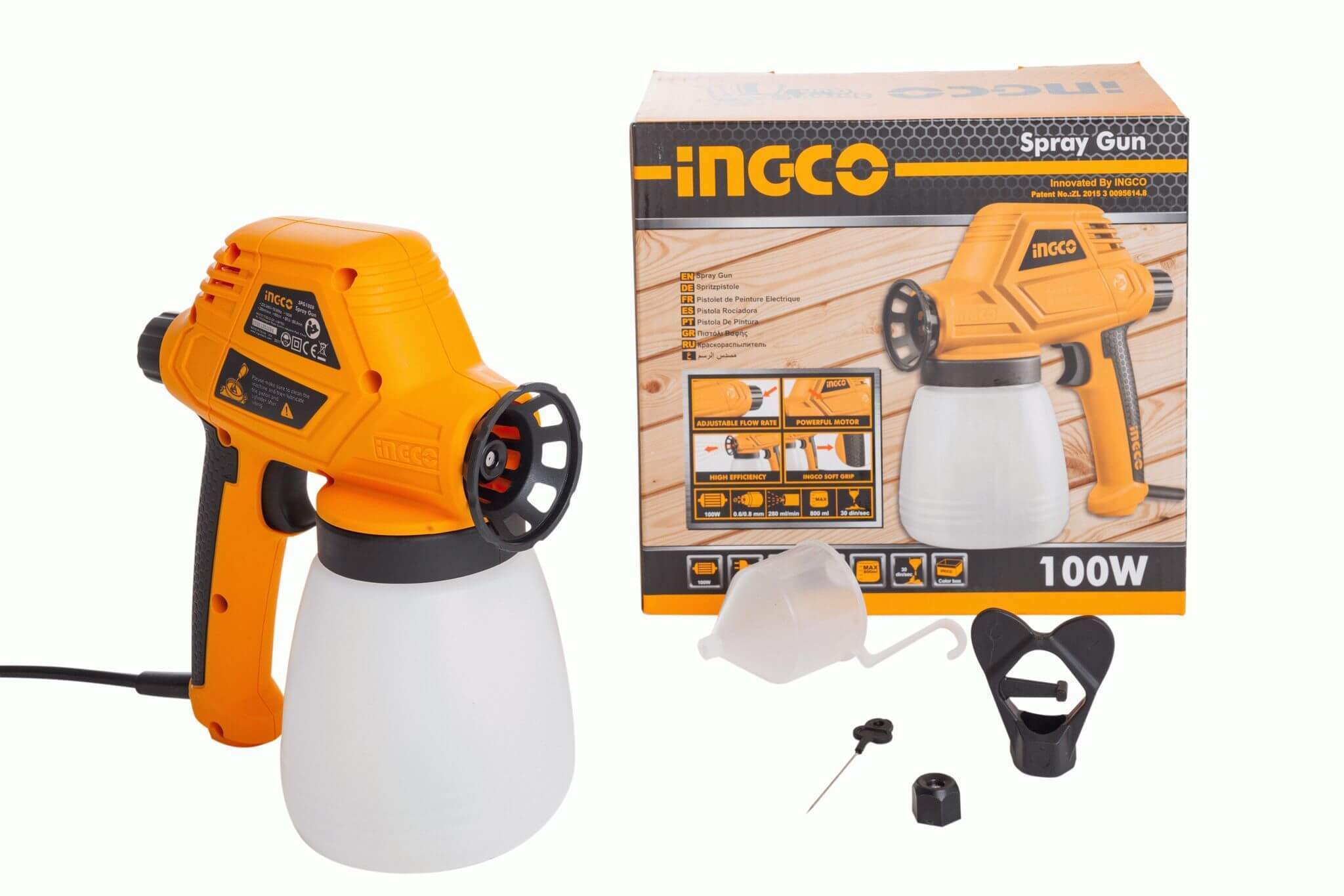 ΠΙΣΤΟΛΙ ΒΑΦΗΣ ΗΛΕΚΤΡΙΚΟ 100W INGCO SPG1008 