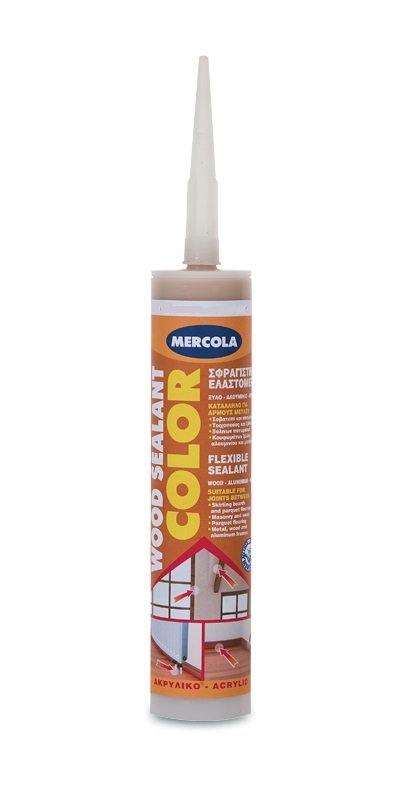WOOD SEALANT COLOR ΣΦΡΑΓΙΣΤΙΚΟ ΕΛΑΣΤΟΜΕΡΕΣ ΓΙΑ ΑΡΜΟΥΣ ΞΥΛΩΝ ΣΦΕΝΔΑΜΟΣ 280ML