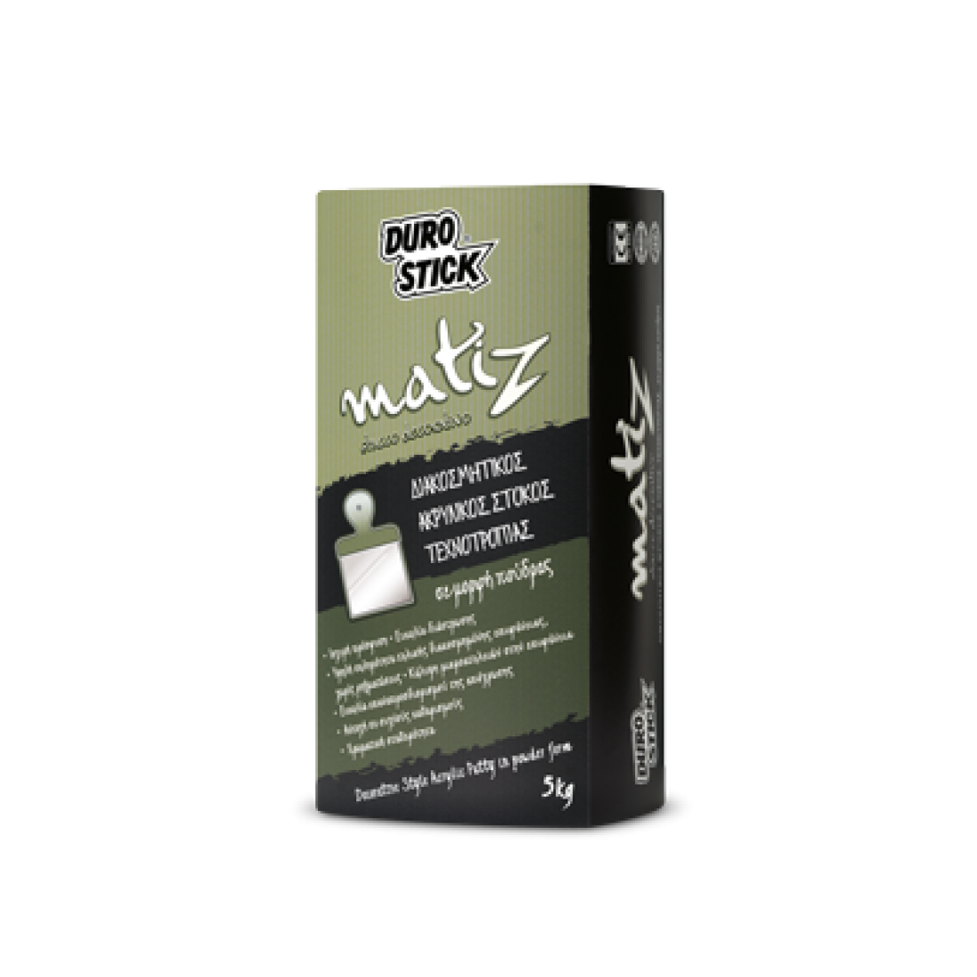 MATIZ STUCCO DECORATIVO 5KG ΔΙΑΚΟΣΜΗΤΙΚΟΣ ΣΤΟΚΟΣ ΤΕΧΝΟΤΡΟΠΙΑΣ (ΣΚΟΝΗ)