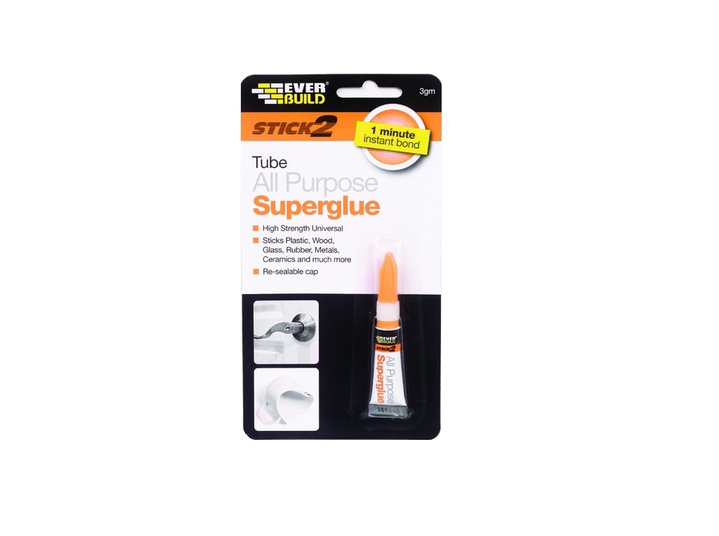 ΚΟΛΛΑ ΣΤΙΓΜΗΣ 3GM STICK 2 ALL PURPOSE SUPERGLUE EVERBUILD 483372