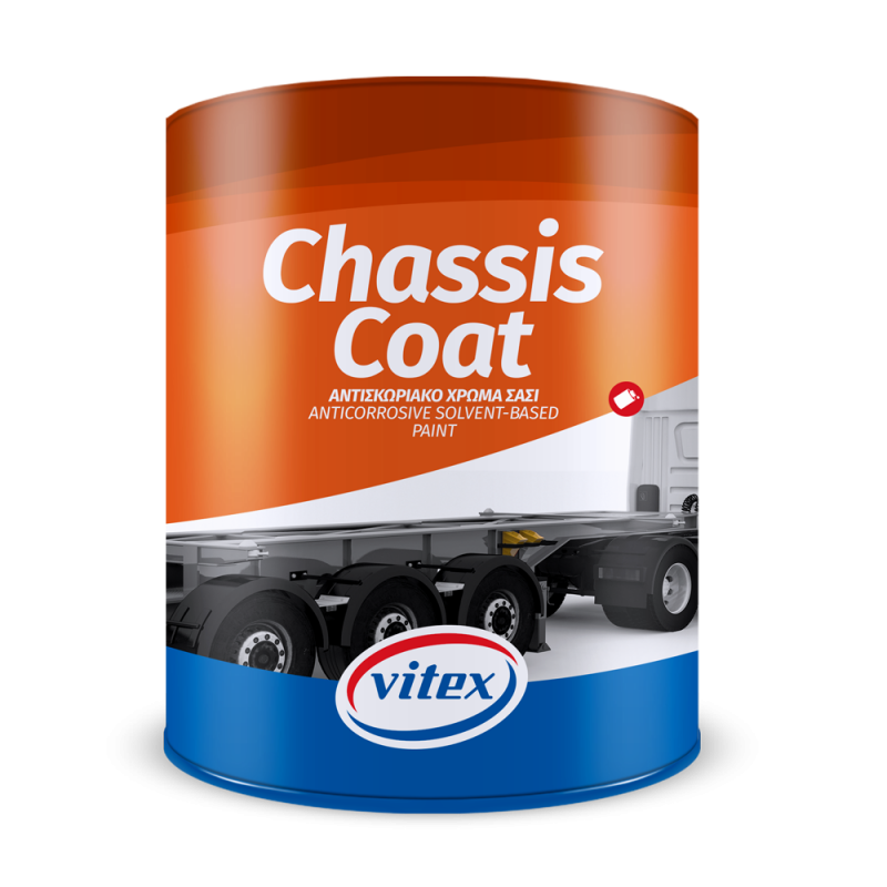 ΧΡΩΜΑ ΜΕΤΑΛΛΩΝ KAI ΑΣΤΑΡΙ 2 ΣΕ1 ΓΚΡΙ 2,5 LT CHASSIS COAT VITEX