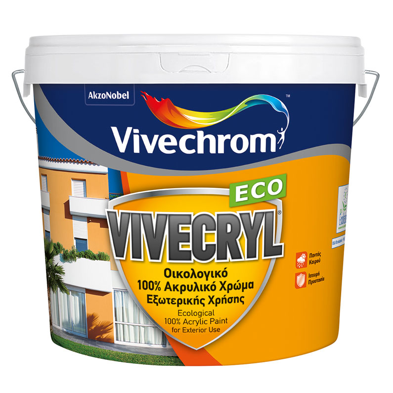 ΠΛΑΣΤΙΚΟ ΧΡΩΜΑ ΛΕΥΚΟ ΑΚΡΥΛΙΚΟ 750ML VIVECHROM VIVECRYL 