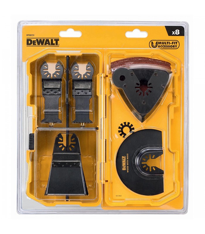 ΛΕΠΙΔΕΣ ΠΟΛΥΕΡΓΑΛΕΙΟΥ ΣΕΤ 8 ΤΕΜ  DEWALT DT20731