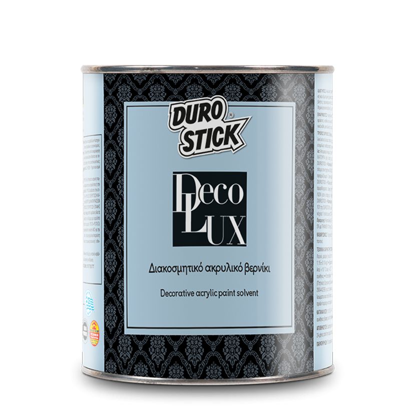 ΔΙΑΚΟΣΜΗΤΙΚΟ ΑΚΡΥΛΙΚΟ ΒΕΡΝΙΚΙ ΔΙΑΛΥΤΟΥ 750ML ΓΙΑ ΤΕΧΝΟΤΡΟΠΙΕΣ DUROSTICK DECOLUX 