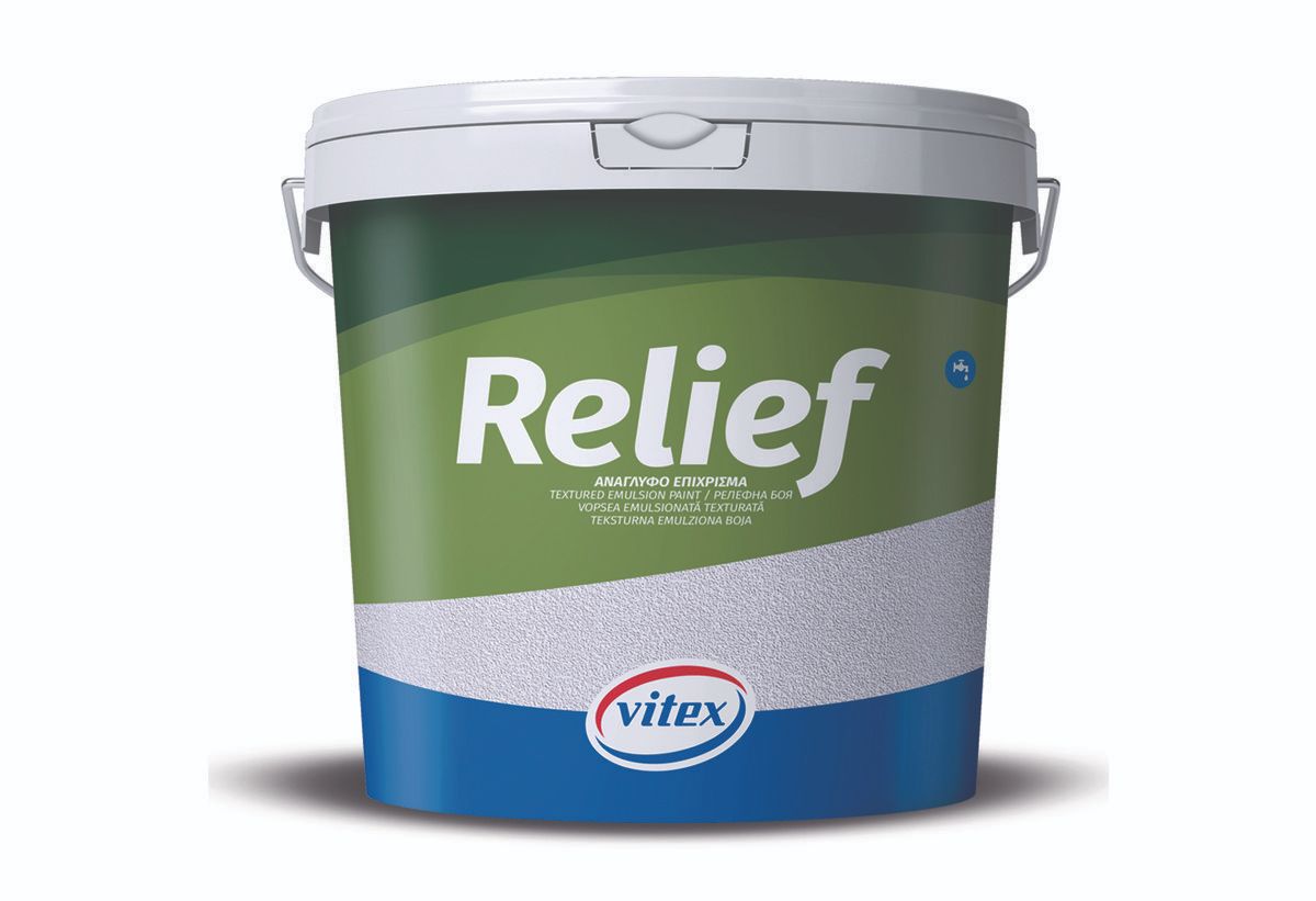 ΑΝΑΓΛΥΦΟ ΕΠΙΧΡΙΣΜΑ ΛΕΥΚΟ 15KG RELIEF VITEX ΕΞΩΤΕΡΙΚΟΥ ΧΩΡΟΥ