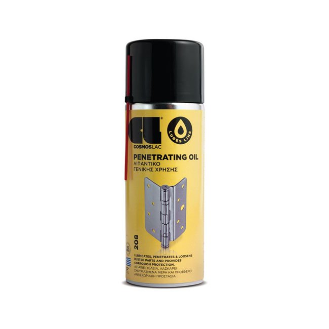 ΣΠΡΕΙ ΛΙΠΑΝΤΙΚΟ ΓΕΝΙΚΗΣ ΧΡΗΣΗΣ SPRAY N208 PENETRATING OIL COSMOSLAC 200ML
