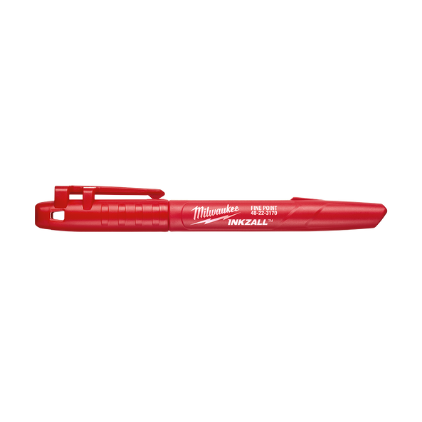 ΜΑΡΚΑΔΟΡΟΣ ΛΕΠΤΗΣ ΜΥΤΗΣ MILWAUKEE INKZALL 48223170 (1MM) ΚΟΚΚΙΝΟΣ
